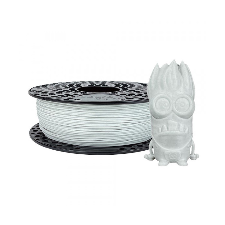 AzureFilm - PLA - Blanc Pailleté  (Glitter White) - 1.75 mm 1 kg | Esp