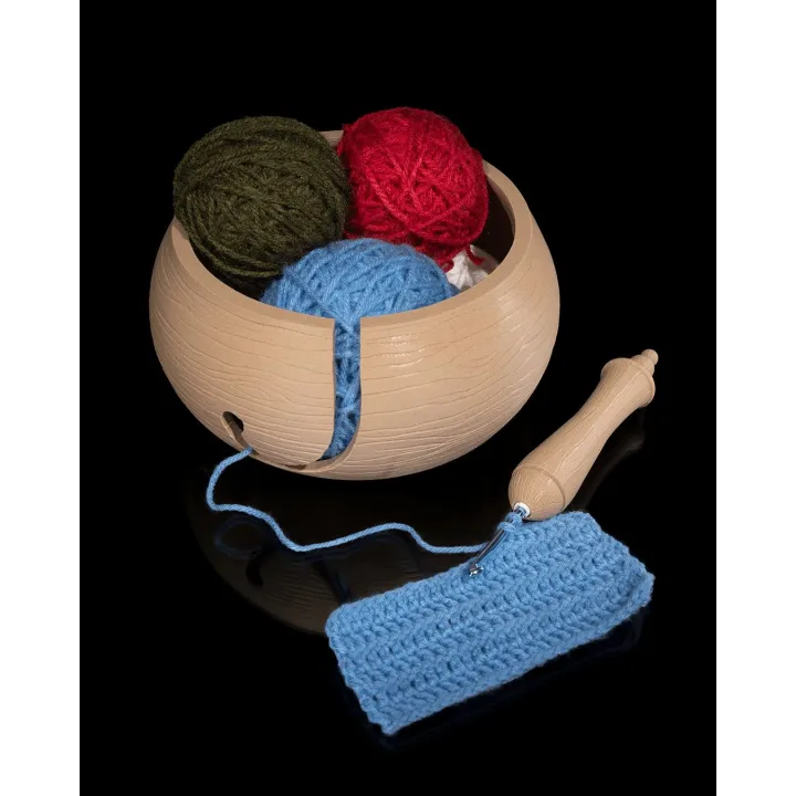 Kit Bol à Laine & Étui Crochet – Made in Occitanie