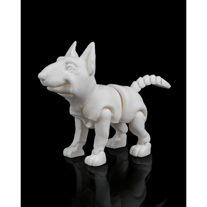 Rex Le Bull Terrier – Figurine Articulée & Niche Secrète