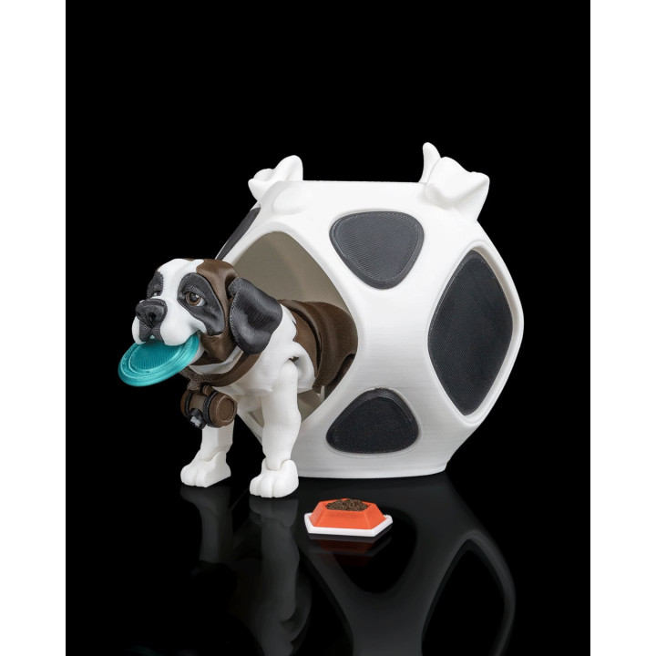 Bernie Le Saint-Bernard – Figurine Décorative Avec Niche