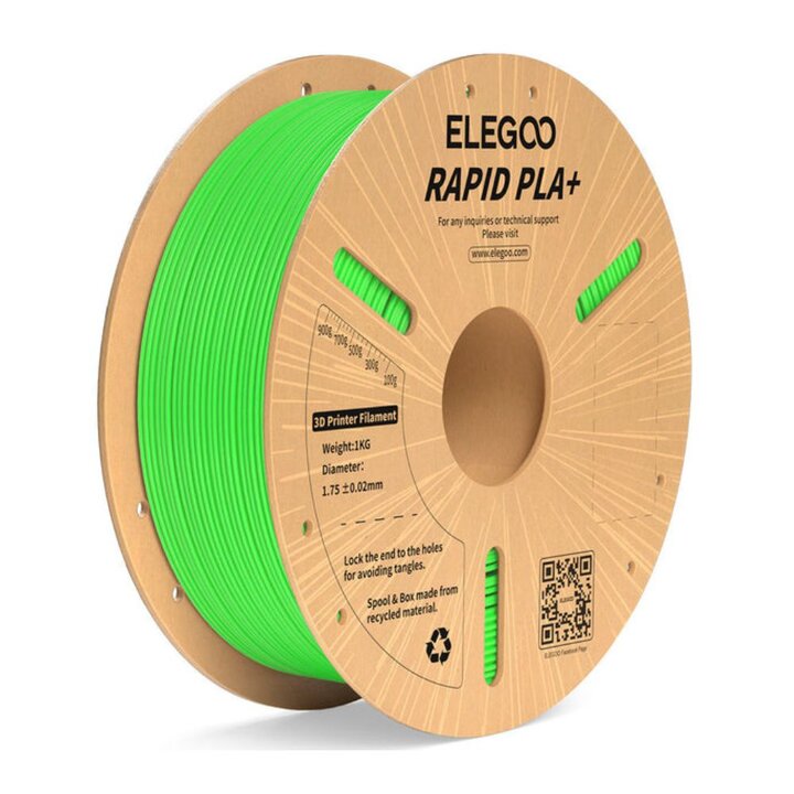 Elegoo - Rapid PLA+ - Vert - 1,75 mm - 1 kg | Maison Drabiec