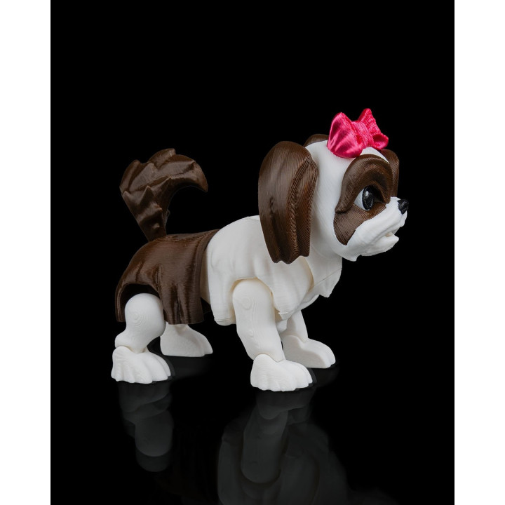 Rachel La Shih Tzu – Figurine Articulée Avec Niche & Accessoires