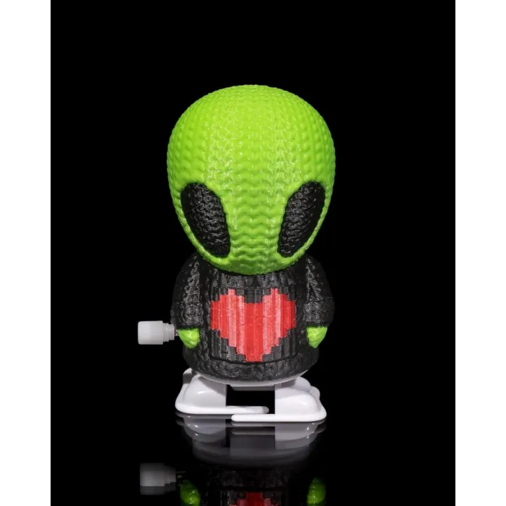 Alien Crochet Mécanique – Figurine Made in Occitanie