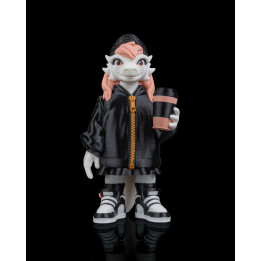 Lucy "Lhukyveth" – Figurine Créature Geek Avec Café