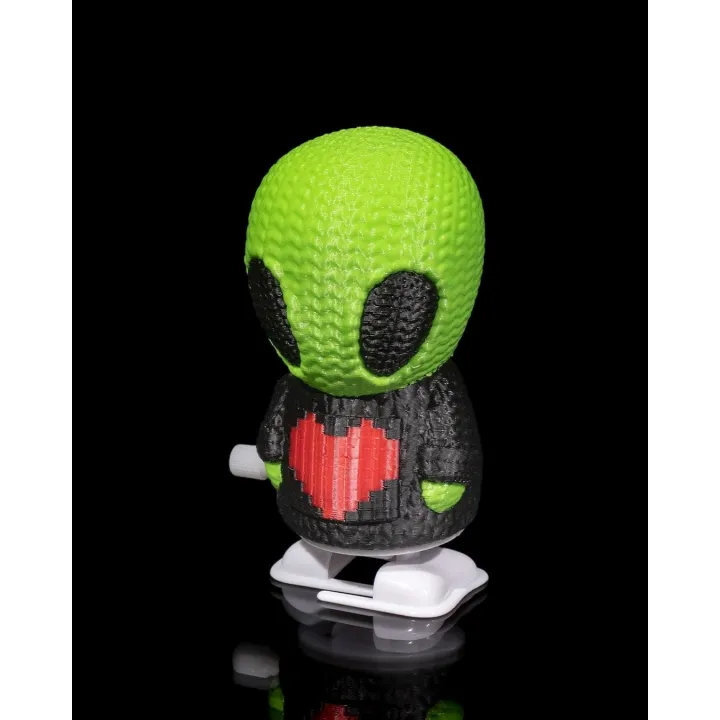 Alien Crochet Mécanique – Figurine Made in Occitanie