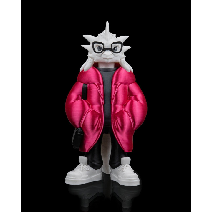 Zydelphior "Delphine" – Figurine Créature Urbaine Mystique