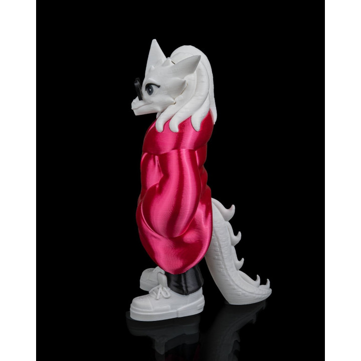 Zydelphior "Delphine" – Figurine Créature Urbaine Mystique