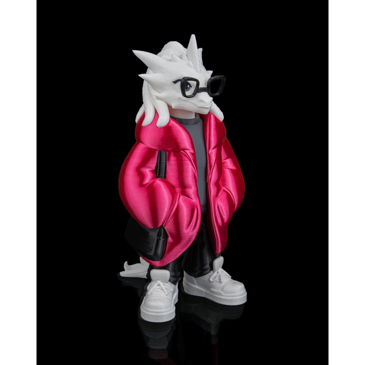 Zydelphior "Delphine" – Figurine Créature Urbaine Mystique