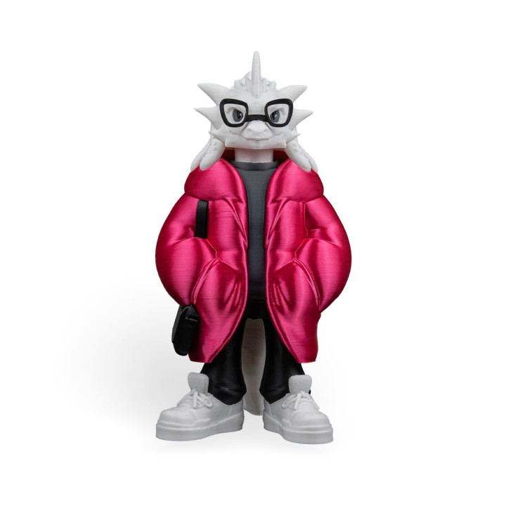 Zydelphior "Delphine" – Figurine Créature Urbaine Mystique