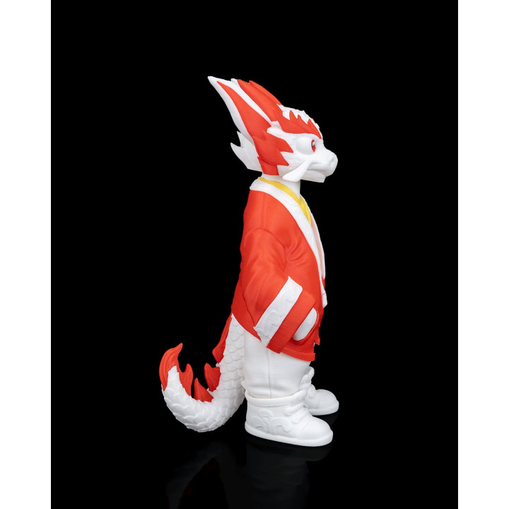 Drakhiroth "Maître Hiro" – Figurine Dragon Samouraï