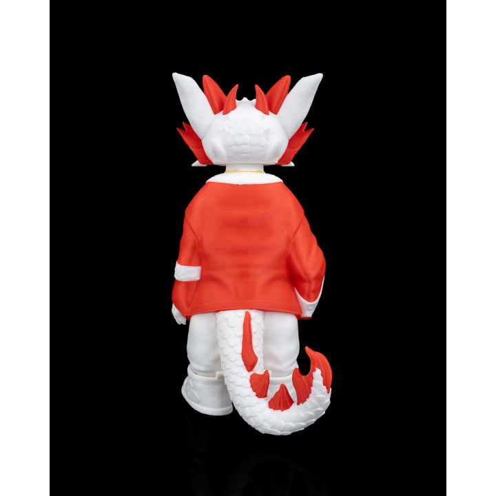 Drakhiroth "Maître Hiro" – Figurine Dragon Samouraï