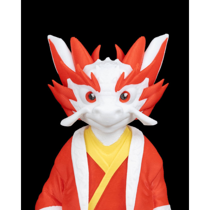 Drakhiroth "Maître Hiro" – Figurine Dragon Samouraï