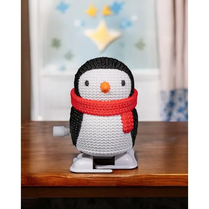Pingouin à remonter – Figurine déco Made in Occitanie