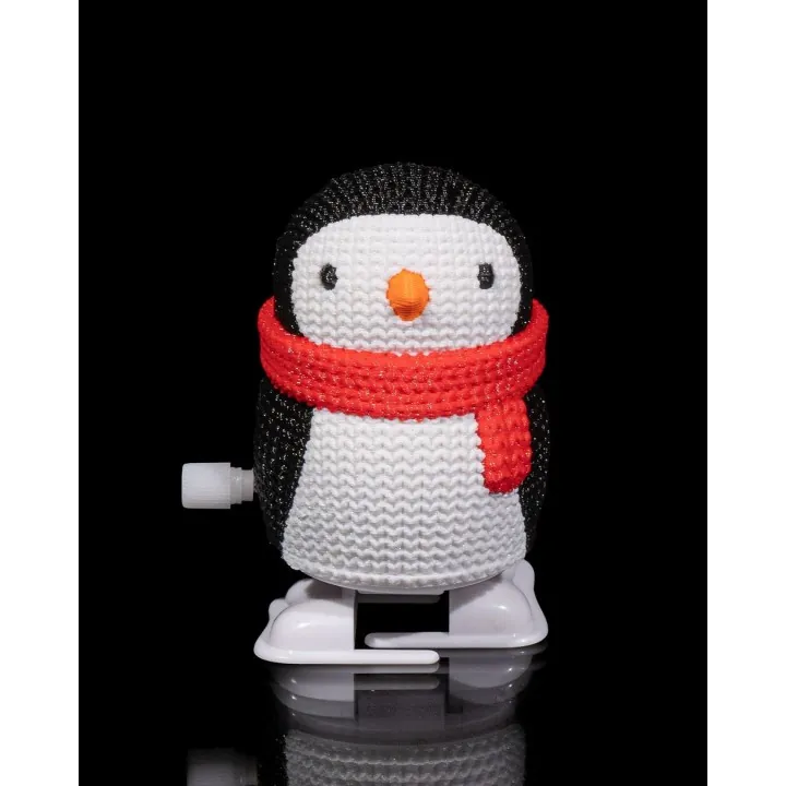 Pingouin à remonter – Figurine déco Made in Occitanie