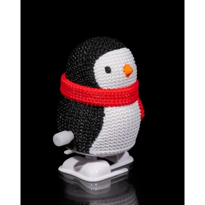 Pingouin à remonter – Figurine déco Made in Occitanie