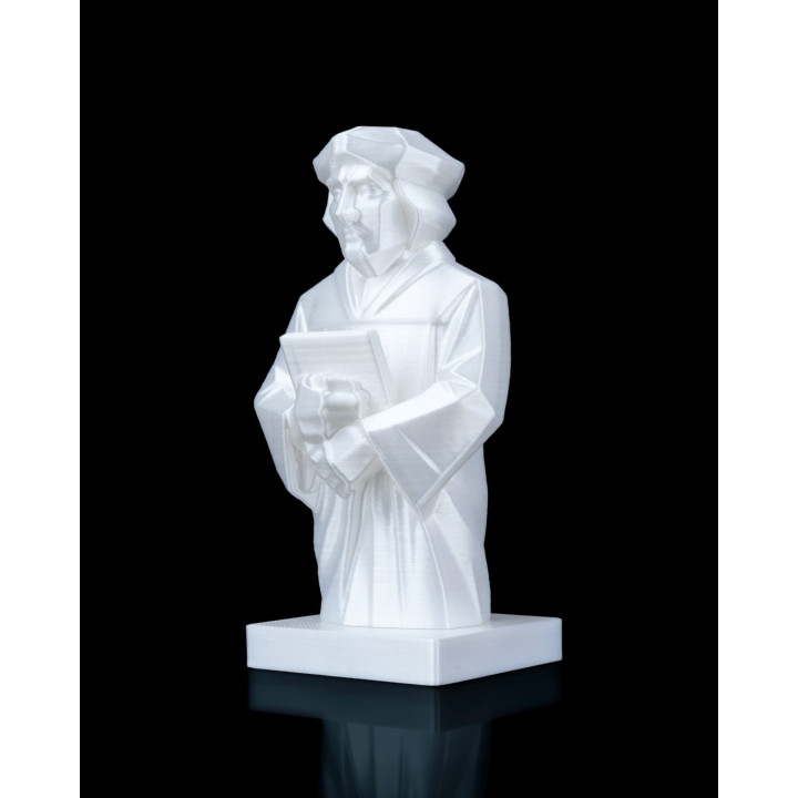 Buste Martin Luther – Sculpture Décorative Style Low Poly