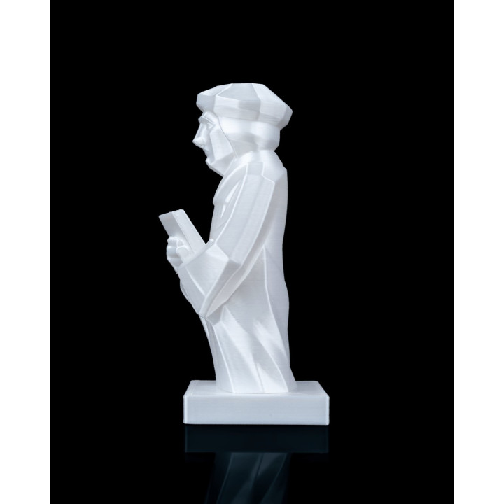 Buste Martin Luther – Sculpture Décorative Style Low Poly