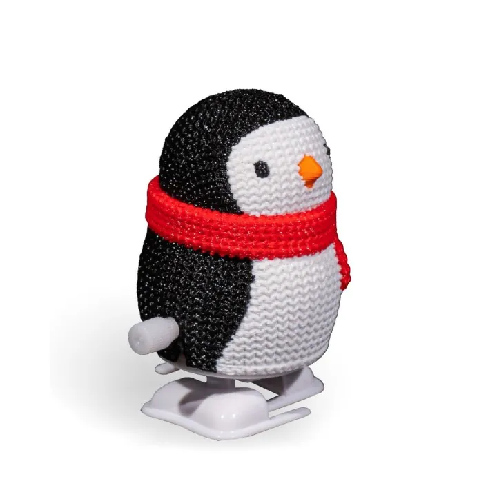 Pingouin à remonter – Figurine déco Made in Occitanie