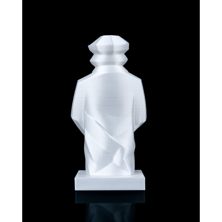 Buste Martin Luther – Sculpture Décorative Style Low Poly