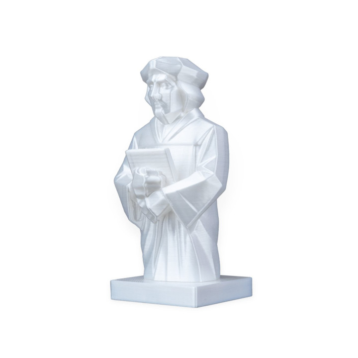 Buste Martin Luther – Sculpture Décorative Style Low Poly