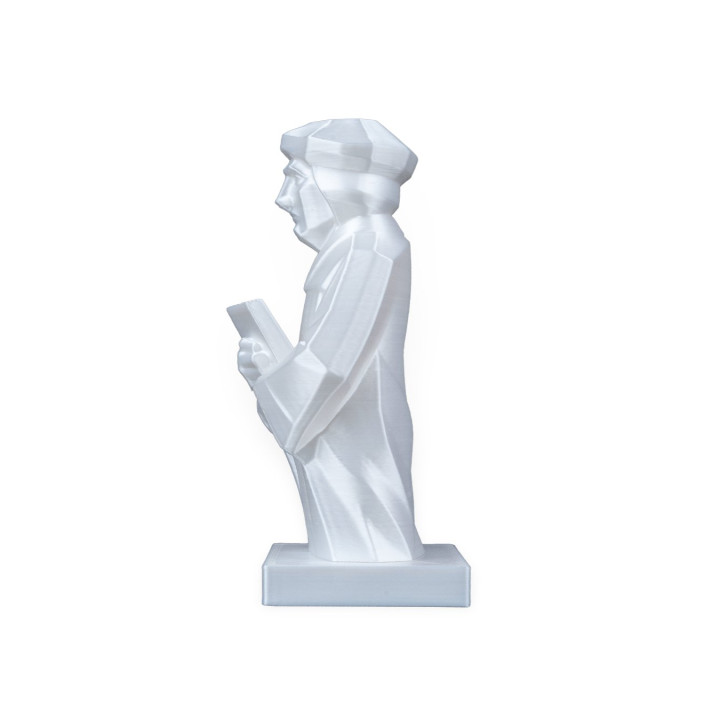 Buste Martin Luther – Sculpture Décorative Style Low Poly