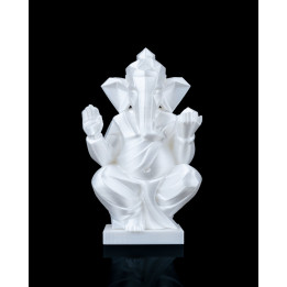Statue Ganesh Géométrique – Sérénité & Élégance