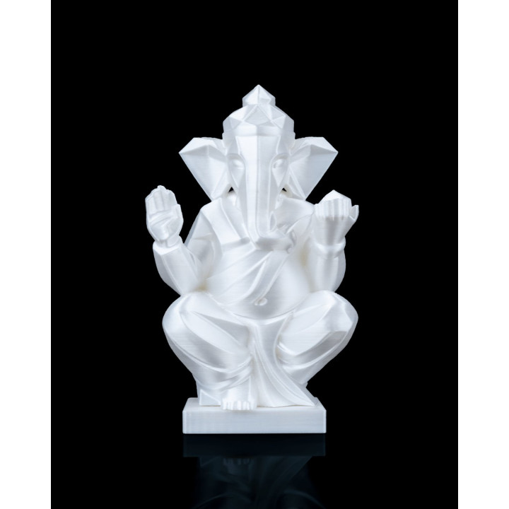 Statue Ganesh Géométrique – Sérénité & Élégance