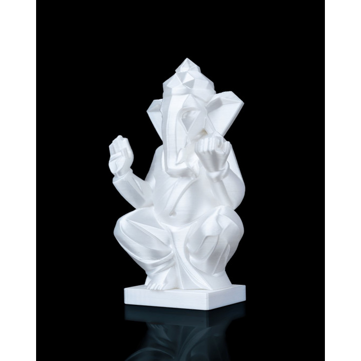 Statue Ganesh Géométrique – Sérénité & Élégance