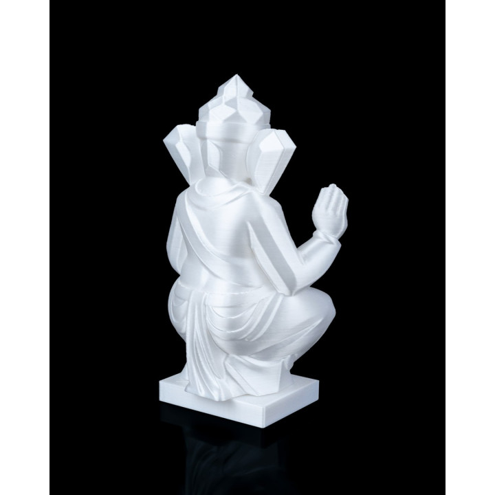 Statue Ganesh Géométrique – Sérénité & Élégance