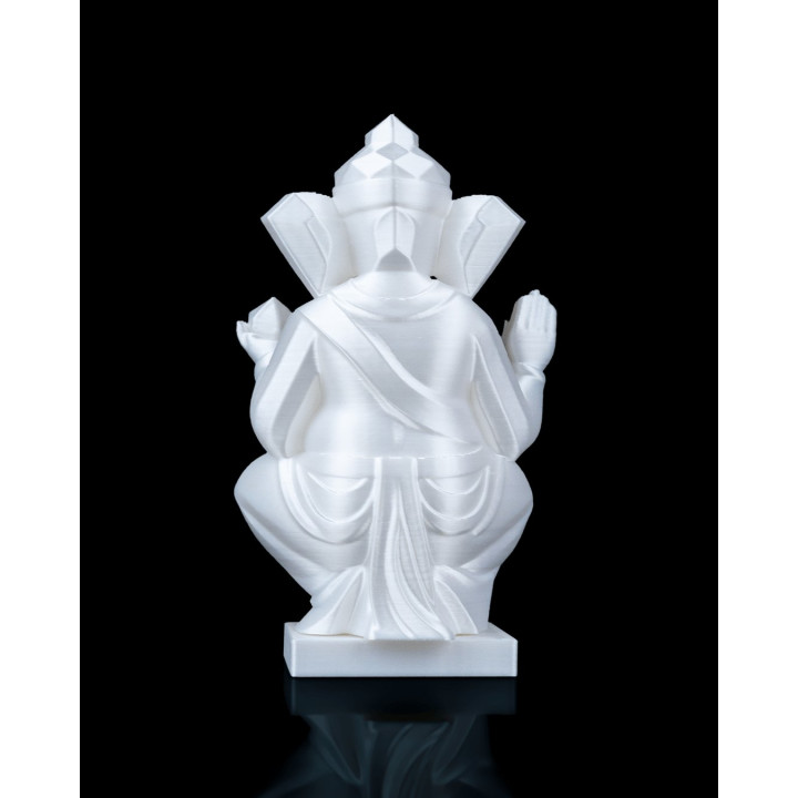 Statue Ganesh Géométrique – Sérénité & Élégance