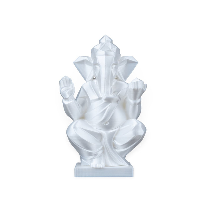 Statue Ganesh Géométrique – Sérénité & Élégance