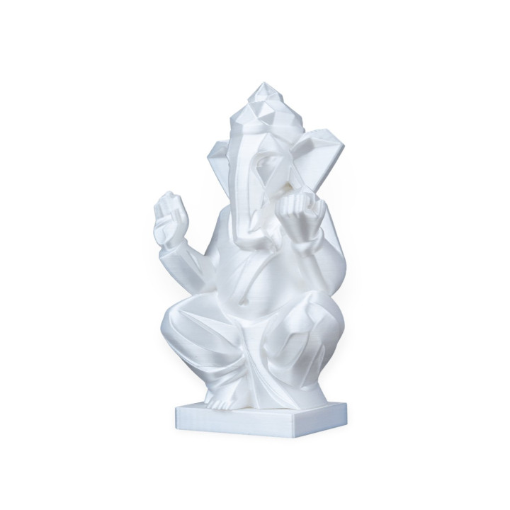 Statue Ganesh Géométrique – Sérénité & Élégance