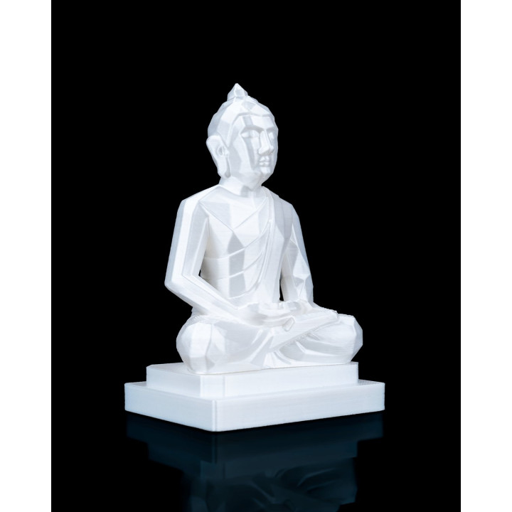 Statue Bouddha Géométrique – Sérénité & Élégance Moderne