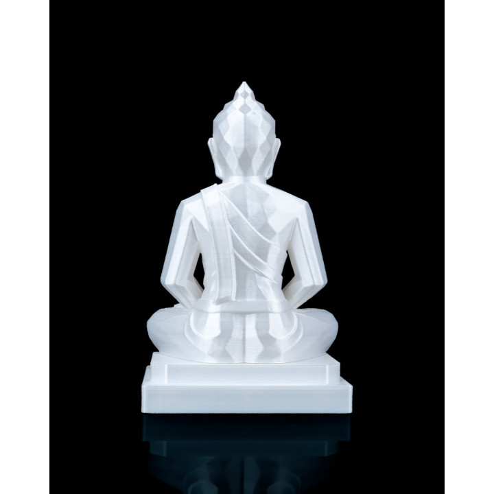 Statue Bouddha Géométrique – Sérénité & Élégance Moderne