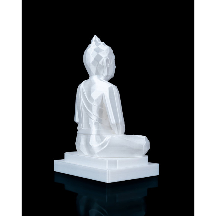 Statue Bouddha Géométrique – Sérénité & Élégance Moderne