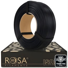Rosa3D - PCTG+10CF - Noir (Black) - 1,75 mm - 1 kg Refill avec RFID Ti