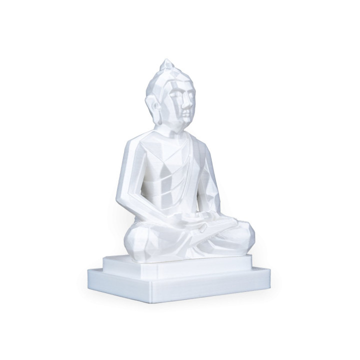 Statue Bouddha Géométrique – Sérénité & Élégance Moderne