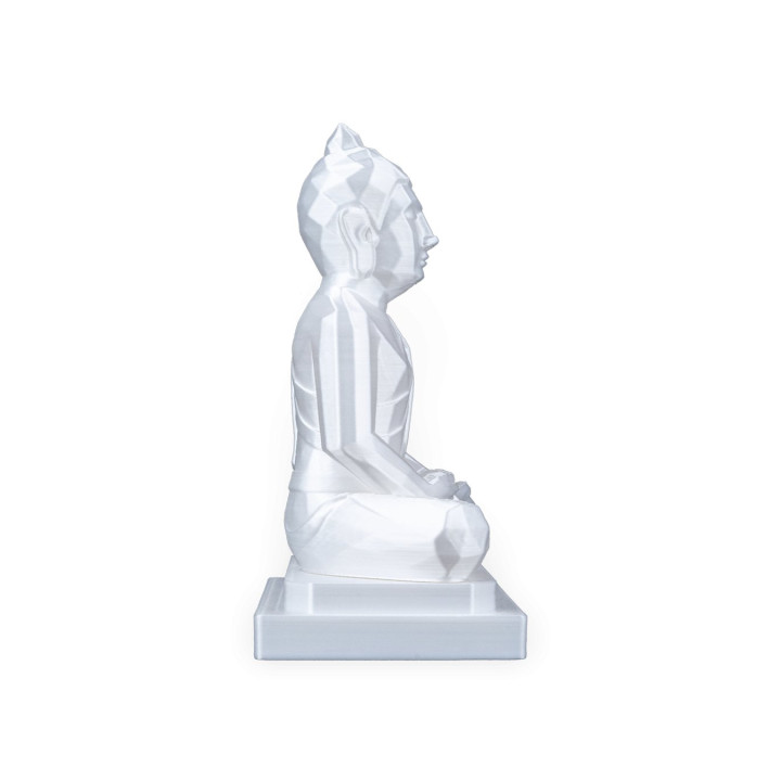 Statue Bouddha Géométrique – Sérénité & Élégance Moderne