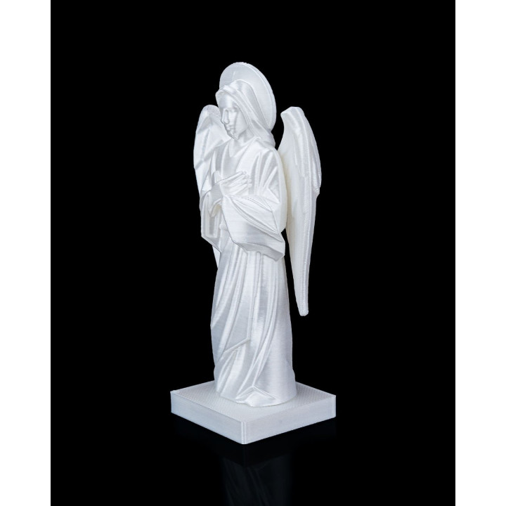 Statuette Ange Gardien – Figurine Décorative Nacre Made In Occitanie