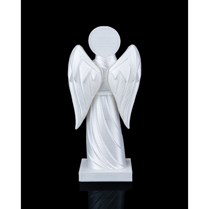 Statuette Ange Gardien – Figurine Décorative Nacre Made In Occitanie