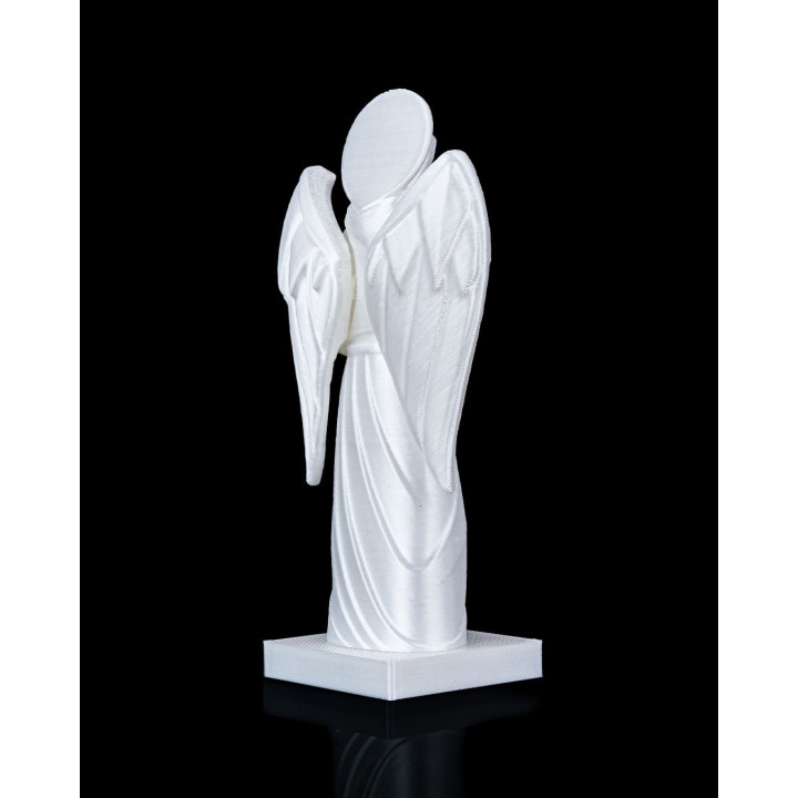 Statuette Ange Gardien – Figurine Décorative Nacre Made In Occitanie
