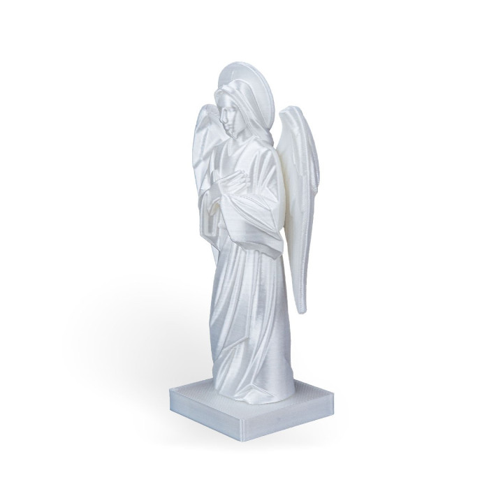 Statuette Ange Gardien – Figurine Décorative Nacre Made In Occitanie