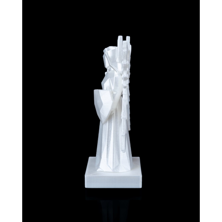 Statue Ange Aux Quatre Ailes – Sculpture Céleste Géométrique
