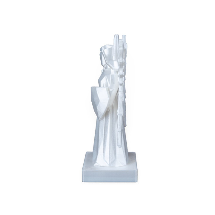 Statue Ange Aux Quatre Ailes – Sculpture Céleste Géométrique