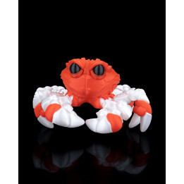 Cr-48 "Reefdefender" – Figurine Crabe Tactique Articulée Bicolore