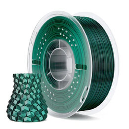 Elegoo - Silk PLA - Noire Vert - 1,75 mm - 1 kg | Maison Drabiec