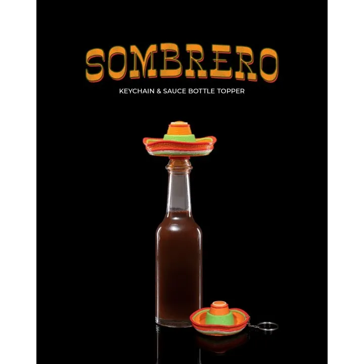 Sombrero Topper Bouteille & Porte-Clés | Made in Occitanie