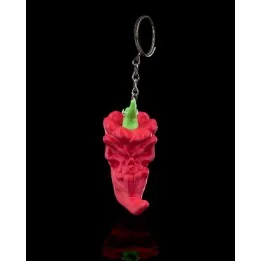 Porte-clés Piment Crâne – Made in Occitanie