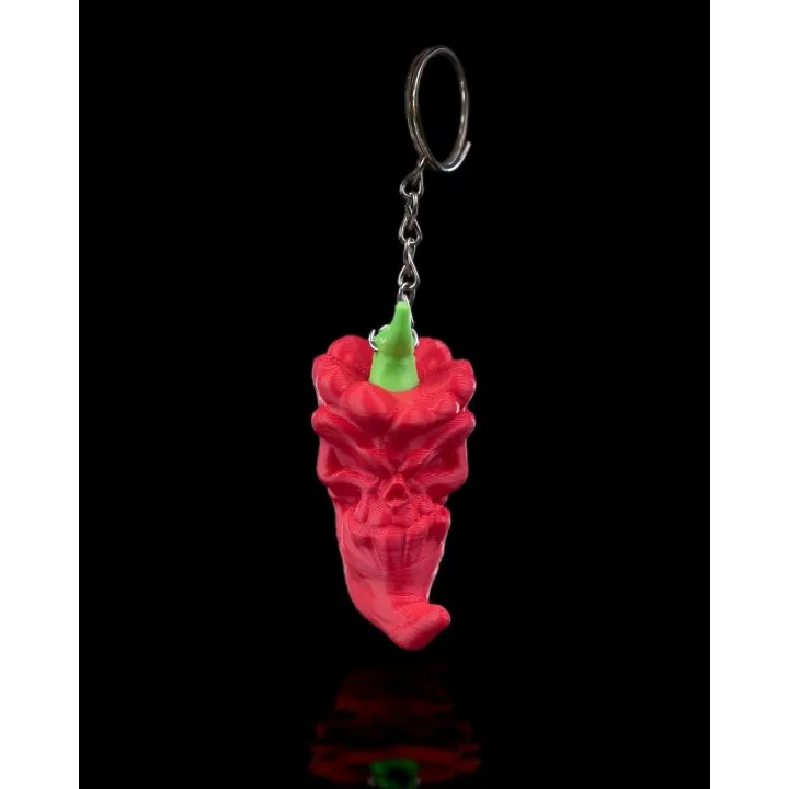 Porte-clés Piment Crâne – Made in Occitanie