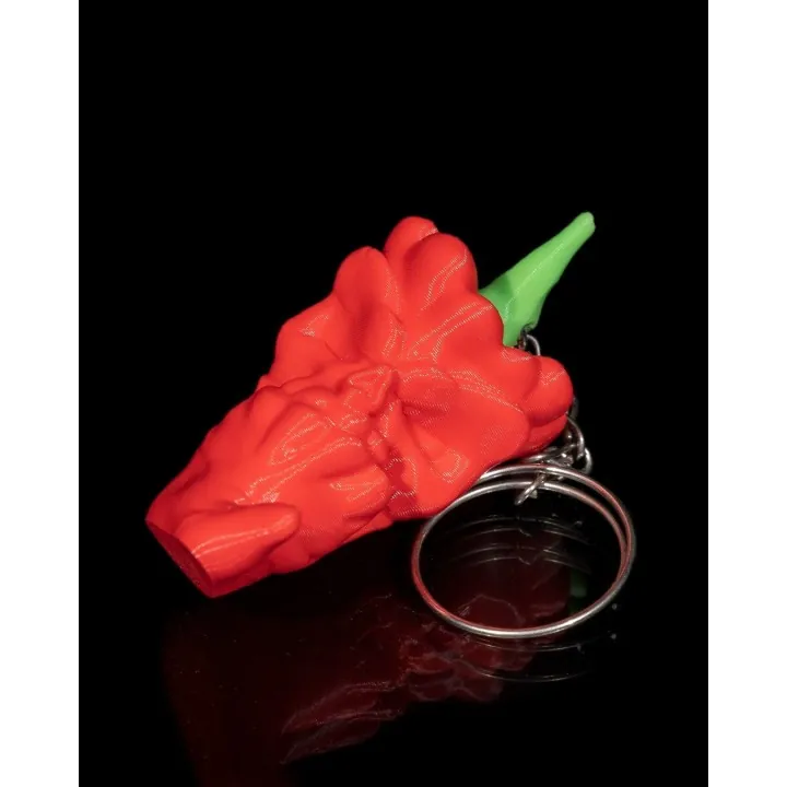 Porte-clés Piment Crâne – Made in Occitanie
